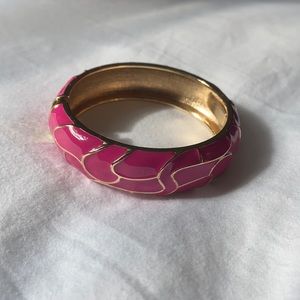 Pink and gold bracelet